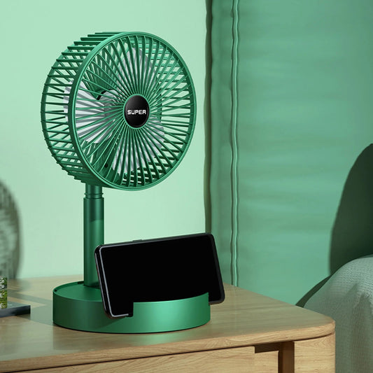 Ventilator Portabil cu Suport, Încărcare USB